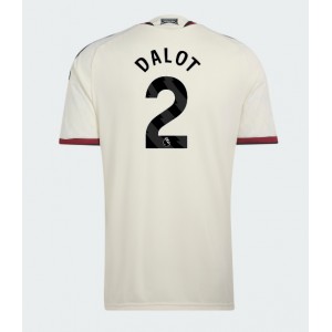 Manchester United Diogo Dalot #2 Jalkapallovaatteet Kolmaspaita 2026-27 Lyhythihainen
